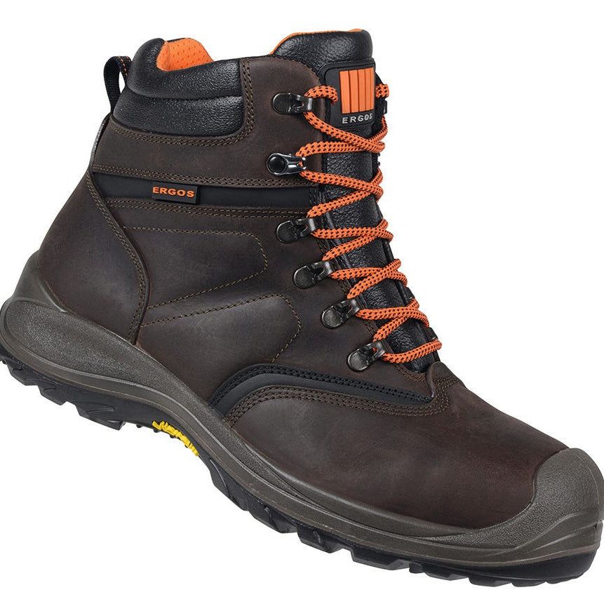 ERGOS Alpen S3 HI HRO SRC Safety Work Boots with Composite Toe & Vibram Sole